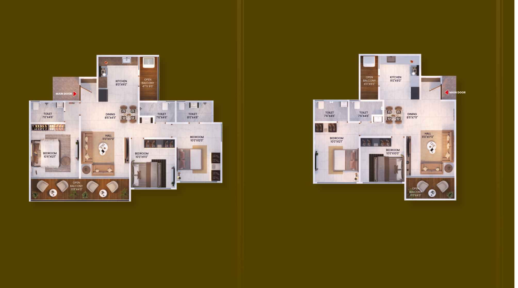Yashodha-Eastrise-Typical-Floorplan-2-&-3-BHK